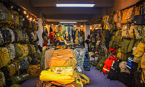 Notre salle d'exposition de sacs