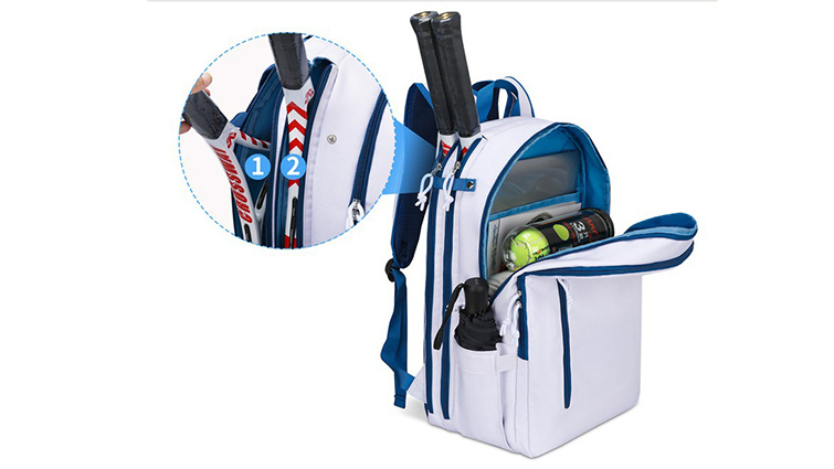 white-and-blue-tennis-bag
