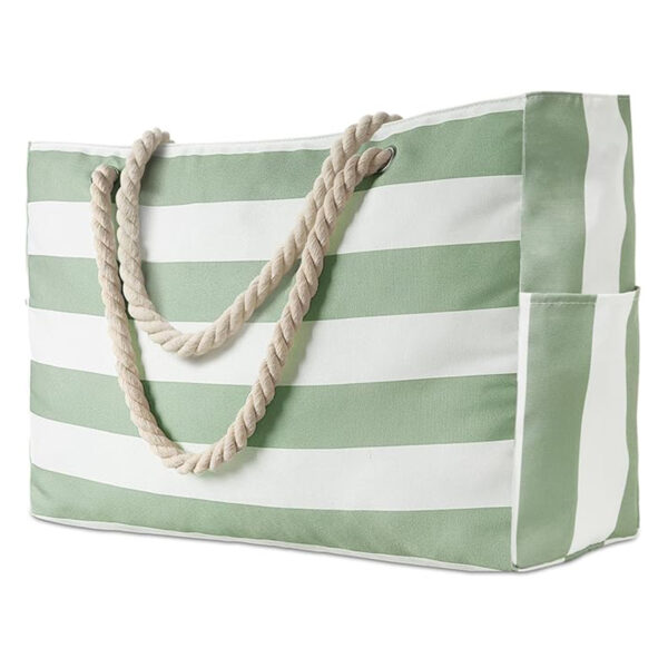 green-women-beach-bag