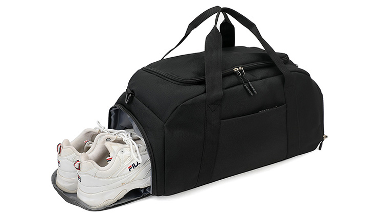 black-travel-duffle-bag